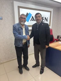 Gazeteci Korkmaz’dan Öksüz’e Ziyaret